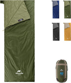 Naturehike Lightweight Compact Sleeping Bag, Envelope Ultralight Backpacking Sleeping Bag Portable, Waterproof, Comfort with Compression Sack for Cold&Warm, Camping, Traveling, Hiking