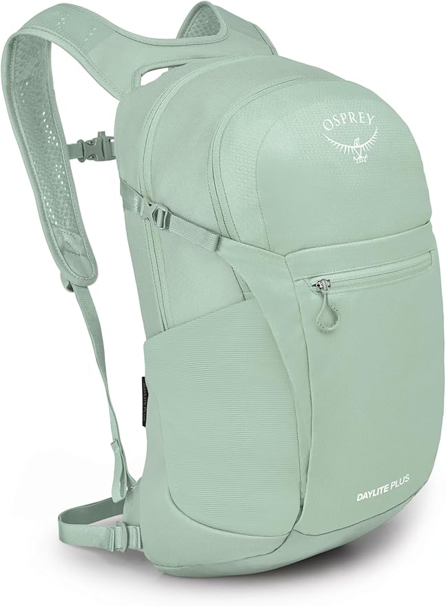 Osprey Daylite Plus Commuter Backpack – Lightweight, Everyday Pack with Laptop Sleeve and Water Bottle Pockets – Ideal for Work, School, and Travel with Versatile Storage Options, Frosty Mint Green