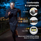 Headlamp Rechargeable, Ultra Bright LED Head Lamp Flashlight with White Red Light, Motion Sensor Waterproof Headlight,8 Modes Head Lights for Outdoor Camping Fishing Running-4 Pack