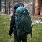 Night Cat Internal-frame Hiking Backpack: 100L Large Camping Backpack for Men Women Traveling Waterproof Rain Cover Green