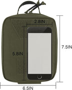 PETAC GEAR Tactical Rip Away Medical IFAK Pouch Tear Off First Aid EDC Pouches Molle & Belt Outdoor Emergency Survival Bag