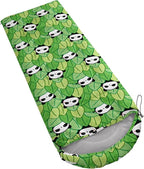 Galaxy Wolf Camping Sleeping Bags Warm & Cool Weather Waterproof Backpacking Blue Purple Starry Sky Sleeping Bag All Seasons Camping, for Adult Kids Boy Girls Camping Gear Equipment, Traveling