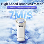 Portable Fan for Travel Mini: Pocket Small Handheld Hand Held Rechargeable Battery Operated USB Charger - Gifts for Women Teens - Summer to a Beach for a Cooling vacation