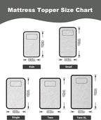 Ferlizer Memory Foam Camping Mattress Pad, 3" Portable Roll Up Sleeping Pad for Adults, Camping Bed Pads for Sleeping with Waterproof Cover & Travel Bag, CertiPUR-US