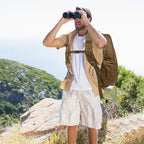 35L Tactical Backpack for Men, MOLLE Military Bug Out Bag, Waterproof Rucksack for Hiking with Hydration Port Tan