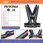 AYKRM 9 color High Visibility Reflective Vest Running Gear High Vis Adjustable Safety Vest