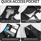 Hydration Pack Backpack, Lightweight Water Backpack with 2L Leakproof Hydration Bladder Daypack for Men Women,Running Hydration Vest for Outdoor Trail