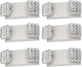 6 Packs White Emergency Exit Fixture with Battery Backup -UL s Emergency Lighting and 2 LED Heads Adjustable Light Heads for Indoor.