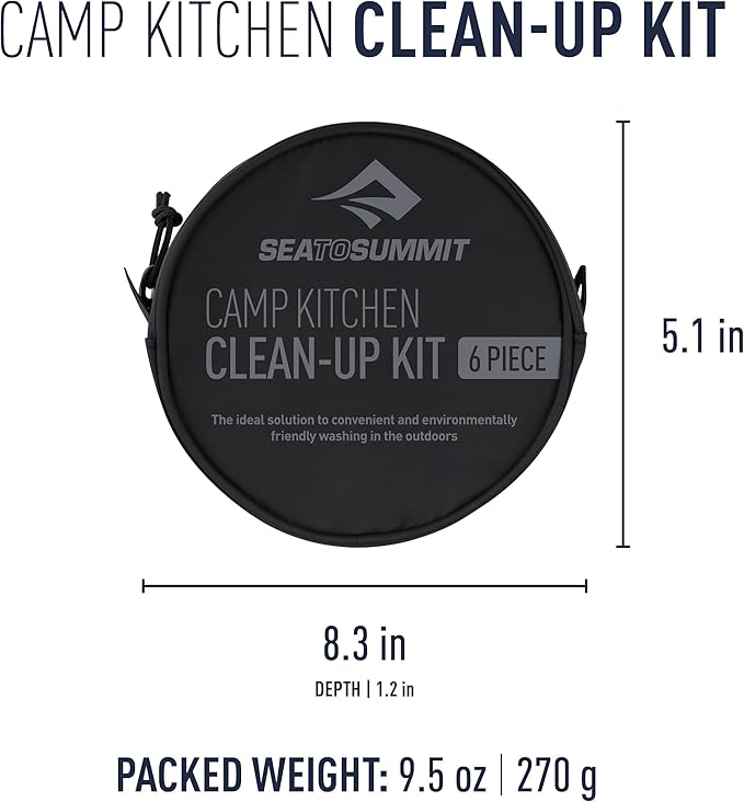 Sea to Summit Camp Kitchen Clean-Up Kit 6 Piece S