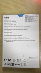 NOBIS Portable Charger, 20000mAh Power Bank, 45W Power Bank Fast Charging, Battery Pack with C to C Cable, Battery Bank with Digital Display for Phone Android Laptop etc (Pink)