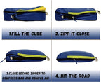 6 Set/3 Set Ultralight Compression Packing Cubes, Suitcase and Backpack Travel Organizer Bags
