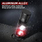 LED Headlamp Rechargeable Flashlight, 180°Wide Beam Red and White Light Head Lamp, 6 Modes Headlight, Lightweight and Waterproof Headlamps, Hiking, Camping, Outdoors, Work- Adults and Kids(H25B)