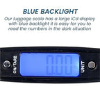 Luggage Weight Scale, 50kg Digital Luggage Scale Portable Suitcase Scale Handheld Electronic Scales Backlight Digital Display Travel Accessories,for Travel
