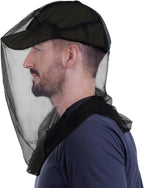 South to East Premium Mosquito Head Net for Insect, 4 Pack, Fly & Bug Protection | Ultra Large & Long, Extra Fine Holes for Camping, Hiking, Fishing, Gardening, Safari, Fits All Hats for Men & Women