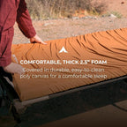 Teton Canvas Camp Pad, Sleeping Pad for Car Camping