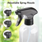 Bynccea Spray Bottle Empty Spray Bottles PET -10 oz/300 ml Plastic Water Sprayer bottles Refillable Containers Fine Mist Small Spray Bottles for Cleaning Solutions, Cooking, Hair