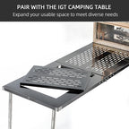 Stainless Steel Portable Wood Burning Stove with Oven & Camping Table, 6 Chimney Pipe for Outdoor Camping, Cooking, Tents, BBQ, Hiking, Fishing, Backpacking