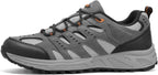 Kricely Men's Trail Running Shoes Non Slip Hiking Shoes Tennis Shoes Fashion Sneakers Workout Footwear