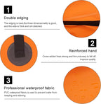 Esthesia Collapsible Bucket, 5 Gallon Portable Folding Water Container for Travelling, Camping, Hiking, Fishing, Gardening