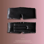 Silk Eye Mask - 100% Pure Mulberry 22 Momme Silk Sleep Mask, Adjustable Sleep Mask for Women and Men (Adjustable, Cloud Black)