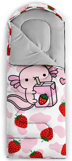 QOOMO Camping Sleeping Bags,3 Season Warm & Cool Weather,Lightweight,Waterproof Sleeping Bags for Adults & Kids,Traveling,and Outdoors,Camping Gear Equipment