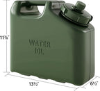 Scepter 2.5 Gallon True Military BPA Free Water Container, Food Grade Water Jug for Camping and Emergency Storage