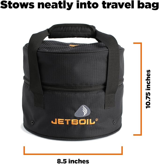 Jetboil Genesis Basecamp Backpacking and Camping Stove Cooking System with Camping Cookware