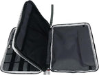 BUBM Double Layer Electronics Organizer, Travel Gadget Bag for Cables, Memory Cards, Flash Hard Drive and More, Fit for iPad or Tablet(up To 9.7")--Large, Blue