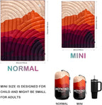 Camping Blanket,Lightweight Puffy Printed Camping Blanket Packable Outdoor Blanket for Camping,Traveling, Stadium, Hiking, Picnics