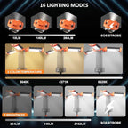 Rechargeable Camping Light with Stand 73" Magnet Work Light Cordless, with 3 Page Head, 2500LM 12000MAH, Hooks & Carrying Bag, Job Site Workshop Outside Orange