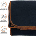 Arcturus Military Wool Blanket - Warm, Thick, Washable - Great for Outdoors, Camping, Stadium Blanket, Picnics, Travel - Car & Bushcraft Survival Kits