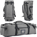 86l Large Duffel Bag For Travel, Gym & Sports - Water Repellent Polyester, Hidden Straps, Shoe Compartment - Perfect Luggage Duffle Bag Or Backpack For Men & Women