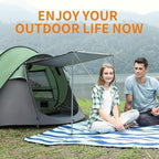 Pop Up Camping Tent 2/4 Person, Instant Family Tents, Easy Setup Automatic Tent for Camping Hiking & Traveling