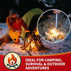 Charcoal Fire Starters for Grill: 150 PCS Premium Natural Tumbleweed Fire Starters - BBQ Firestarters for Campfires Fireplace Firepit Pizza Oven Wood Stove Smoker