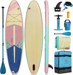 Highpi Inflatable Stand Up Paddle Board for Youth and Adults – Wide Sup with Premium Accessories, Blow Up Paddleboard for Surfing, Fishing, Yoga & More