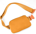 JSJ Mini Fanny Pack for Women & Men,Valentines Day Gifts for Girls Teens Kids Daughter Sister Her,Trendy Stuff Crossbody Bags Cute Everywhere Belt Bags. (Orange)