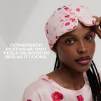 Lunya Washable Silk Sleeping Mask – Thermoregulating Mulberry Silk, Light Blocking and Comfortable Fit – Sleep Mask for Women and Men with Box – California Poppy – Small