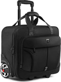 Rolling Laptop Bag,Rolling Briefcase for Men & Women,Laptop Briefcase on Wheels,Carry On Bag for Business Travel