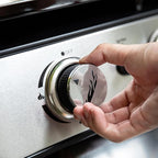 Royal Gourmet PD2301S 3-Burner Tabletop Propane Gas Griddle with Hard Cover, 24 Inch Portable Griddle for Outdoor Cooking While Camping or Tailgating, Silver & Black