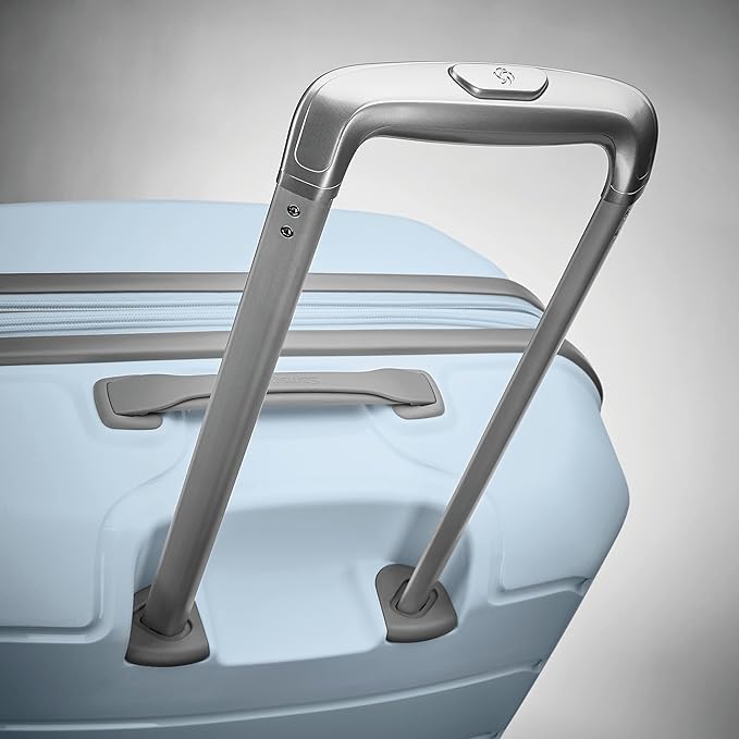 Samsonite Freeform 2-Piece Luggage Set - Carry-On & Large Checked Luggage with Dual Spinner Wheels - Durable Polypropylene Hardshell - TSA Lock, Airline-Approved - Expandable Hard Shell Powder Blue