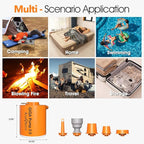 Portable Air Pump for Inflatables, Ultra-Light 2.8oz Rechargeable Mini Air Mattress Pump with Camping Light, Inflate Deflate for Air Mattress,Pool Floats, Vacuum Storage Bags