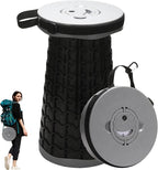 18-inch Heavy Duty Collapsible Stool - 800 lbs Capacity, 2.6 lbs Lightweight Portable Folding Stool for Camping, Travel, Music Festivals and Other Outdoor Events