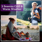 Macarrie 6 Pack Camping Sleeping Bags Bulk for Adults, 4 Season Cold Weather Sleeping Bag with Compression Sack Lightweight Waterproof Essential Gear for Backpacking Hiking Travel