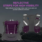 Running Hydration Vest Backpack, Lightweight Water Backpack with 1.6L Water Bladder Daypack for Women Men,Adjustable Running Vest Pack for Trail Running Hiking Cycling Race Marathon