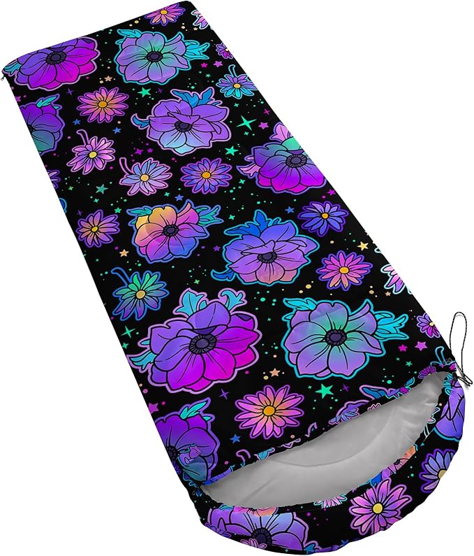 Axolotl Unicorn Sleeping Bag for Kids Boys Girls–Lightweight Warm Cold Weather Sleeping Bags,Waterproof Portable Sleeping Bag with Compression Sack for Camping Backpacking Outdoor Indoor