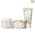 Beekman 1802 Coconut Cream 3-Piece Body Care Sampler Set – Goat Milk Skincare Mini Set with Body Cream, Hand Cream & Bar Soap – Travel Size Gift Set