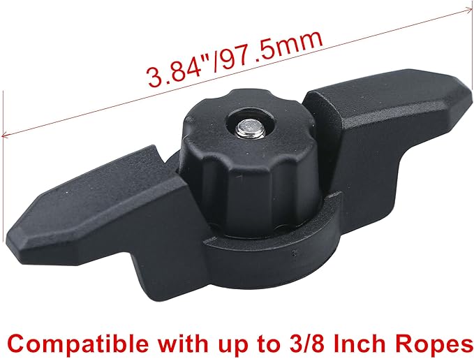MIZUGIWA Line Cleat for Kayak Track Mount,Kayak Anchor Cleat,Track Mount Line Cleat for Rail Mount Kayak Fishing Accessories