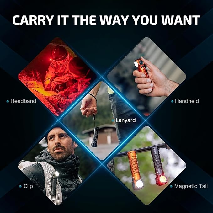 OLIGHT Perun 3 Rechargeable Headlamp Flashlight, 3000 Lumens LED Headlight with Red Light, Waterproof Head Lamp with Headband for Outdoor Camping, Hiking, Working (OD Green)