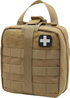 First Aid Kit Med Medical - Kit Rip-Off 180 pcs Water-Resistant Emergency Kit for Camping Hiking Home Outdoor Truck Vehicle Car Fishing Travel Biking