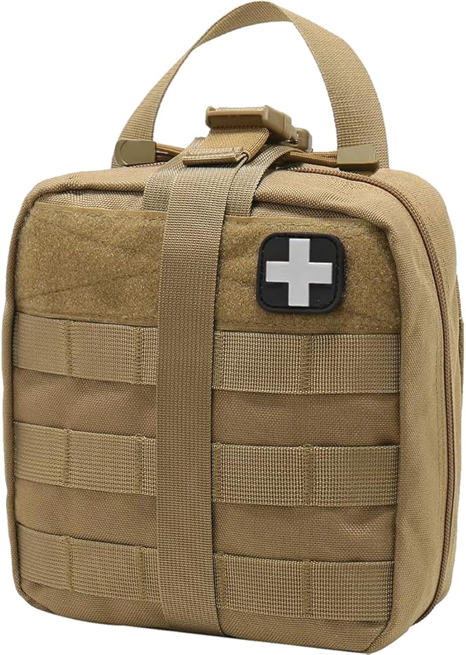 First Aid Kit Med Medical - Kit Rip-Off 180 pcs Water-Resistant Emergency Kit for Camping Hiking Home Outdoor Truck Vehicle Car Fishing Travel Biking